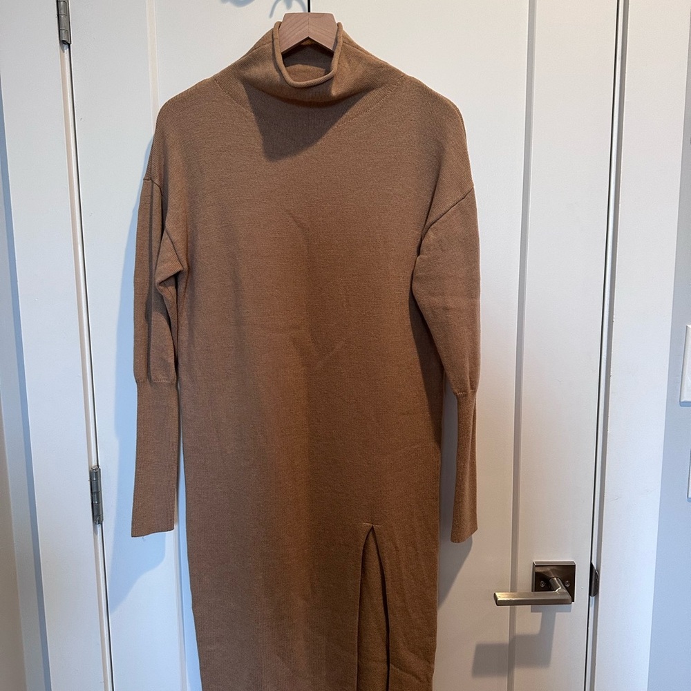 Wilfred Tan Long Sleeve Dress